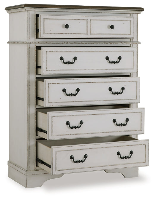 Commode à cinq tiroirs Blendon