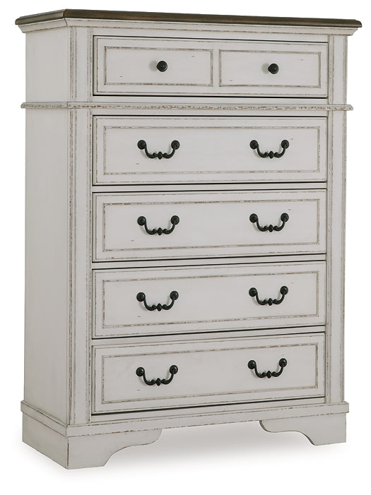 Commode à cinq tiroirs Blendon