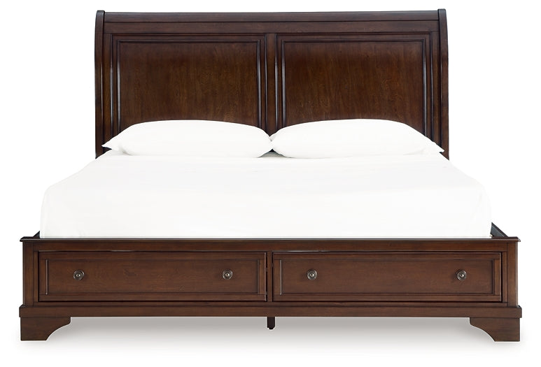 Lit de rangement Trellington King Sleigh