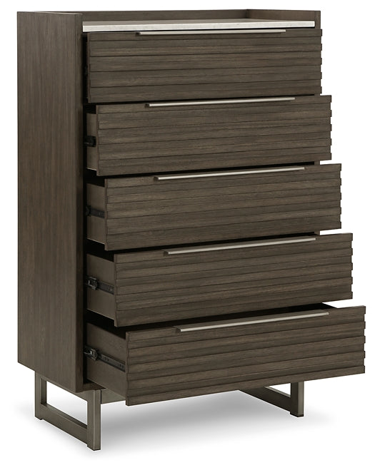 Commode à cinq tiroirs Arkenton