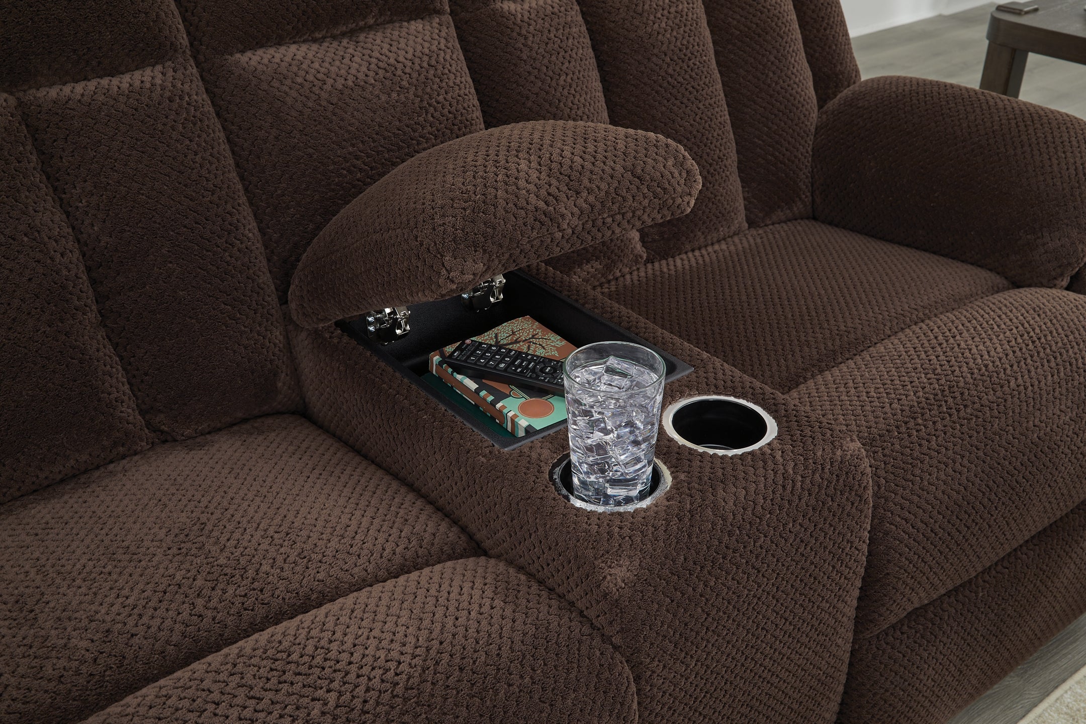 Causeuse Observation DBL REC PWR avec console