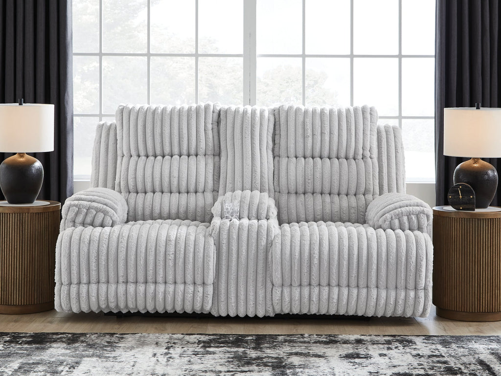 Causeuse Rhines Falls DBL REC PWR avec console