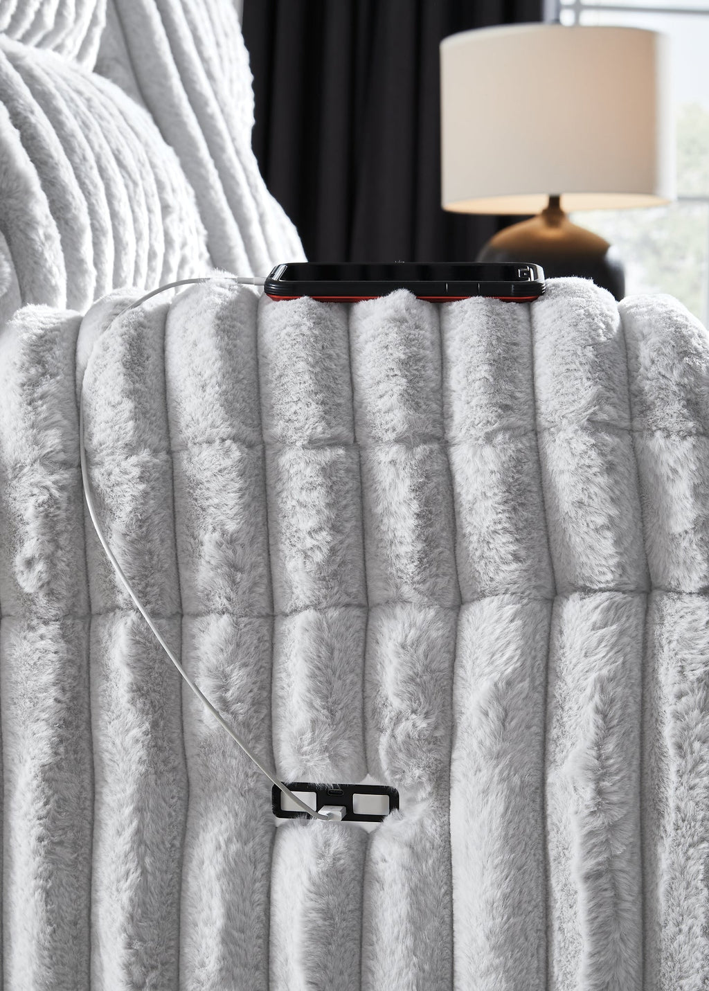Causeuse Rhines Falls DBL REC PWR avec console