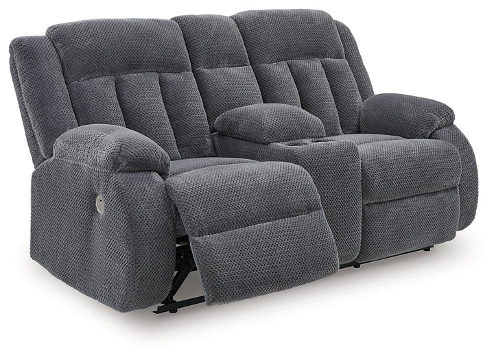 Causeuse Observation DBL REC PWR avec console