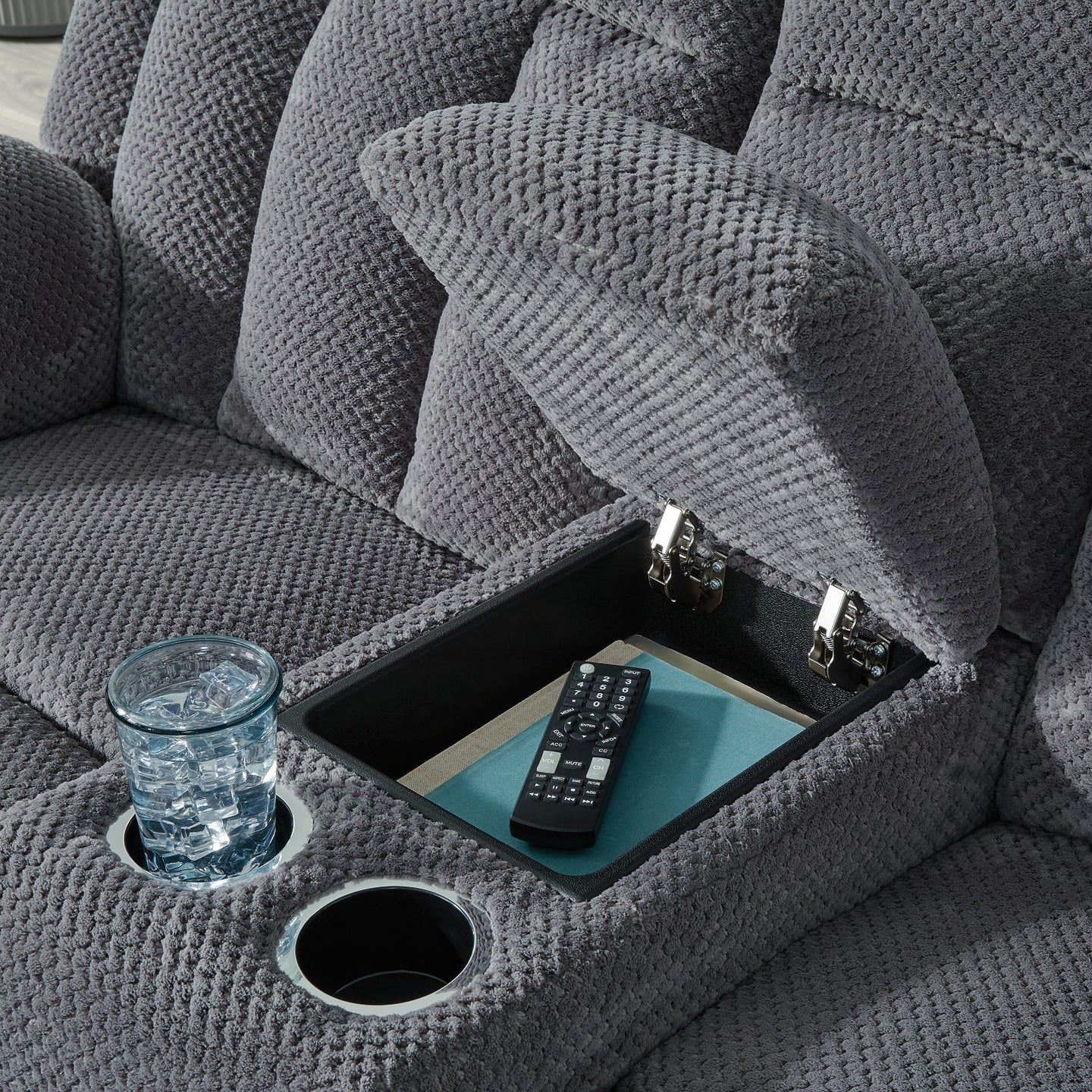 Causeuse Observation DBL REC PWR avec console