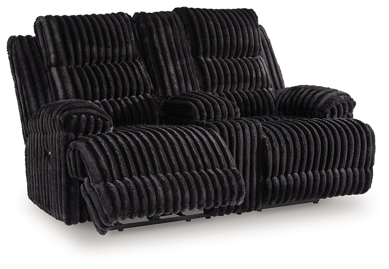 Causeuse Rhines Falls DBL REC PWR avec console