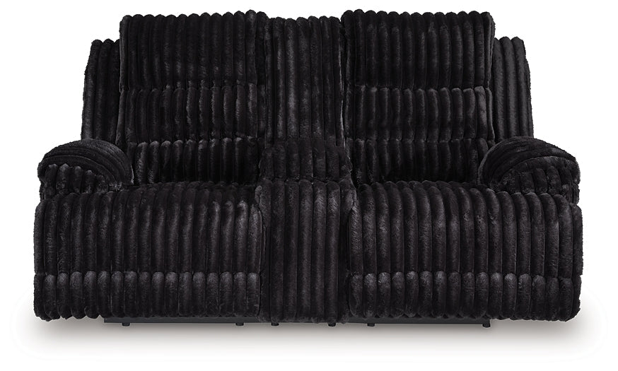 Causeuse Rhines Falls DBL REC PWR avec console