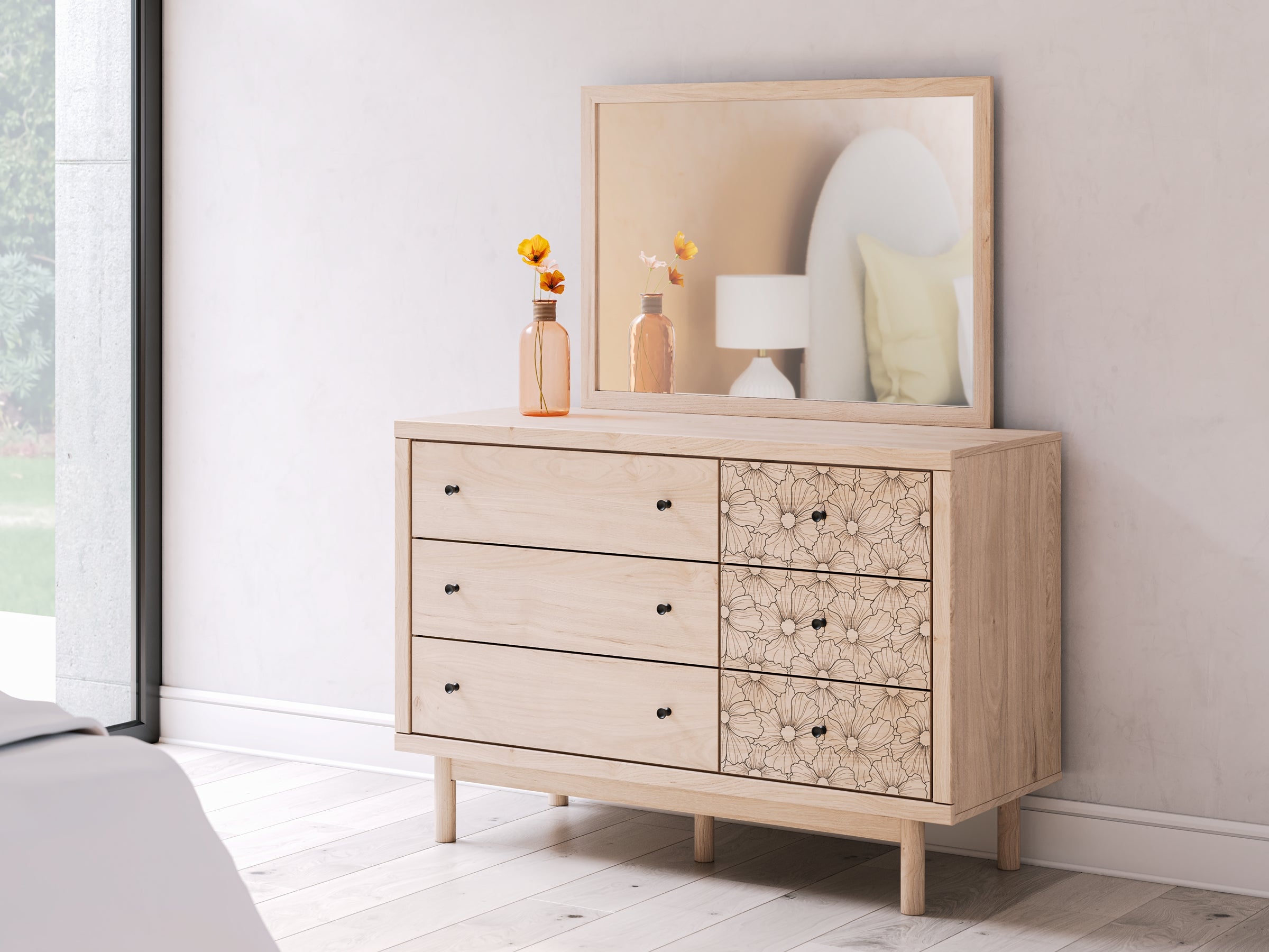 Commode et miroir Arloster