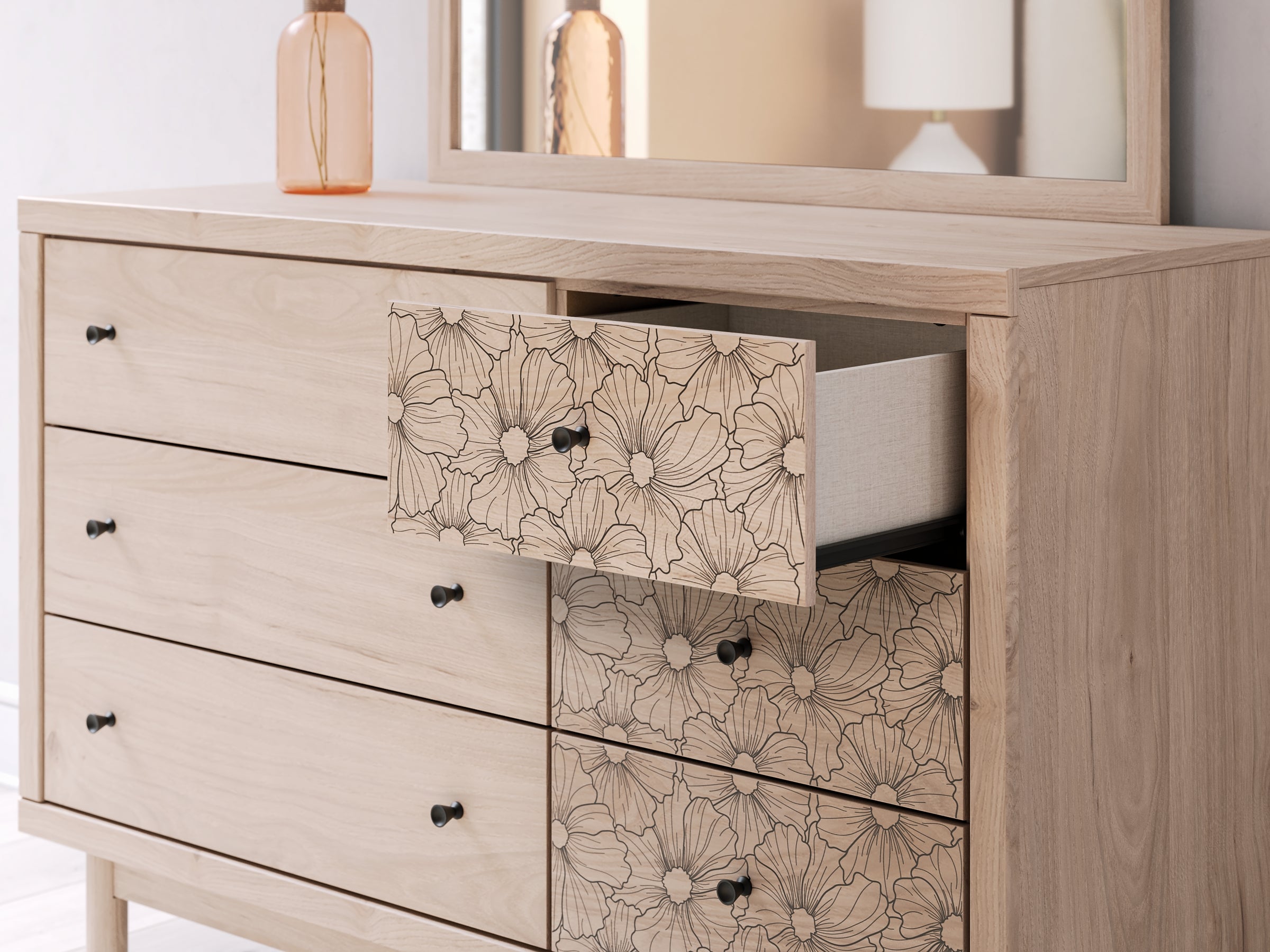 Commode et miroir Arloster