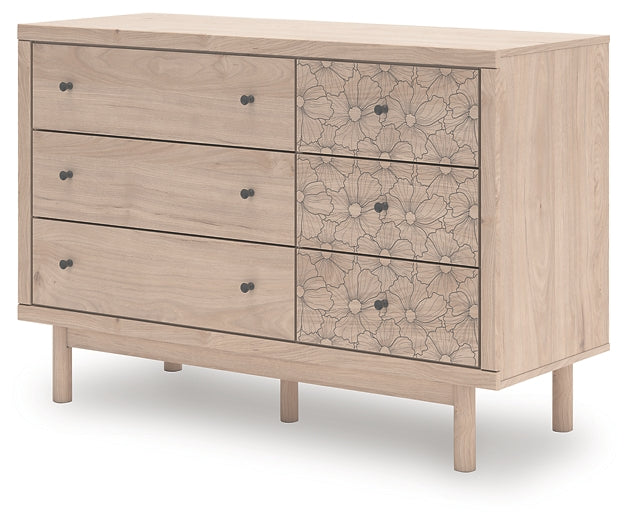 Commode à six tiroirs Arloster