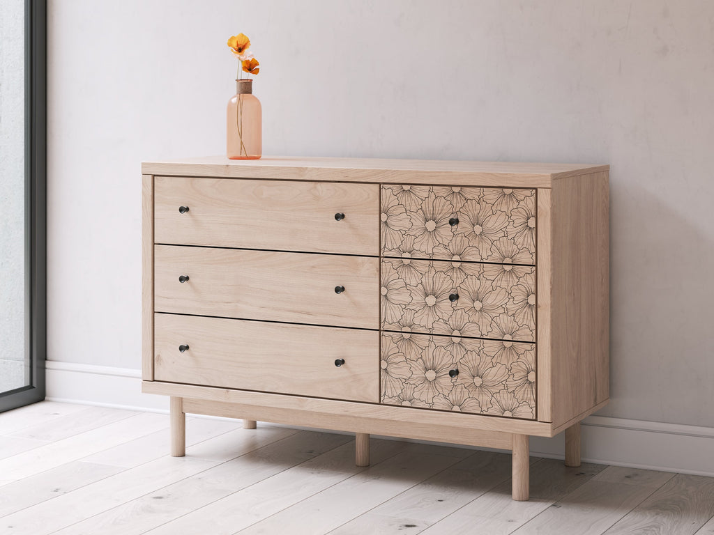 Commode à six tiroirs Arloster