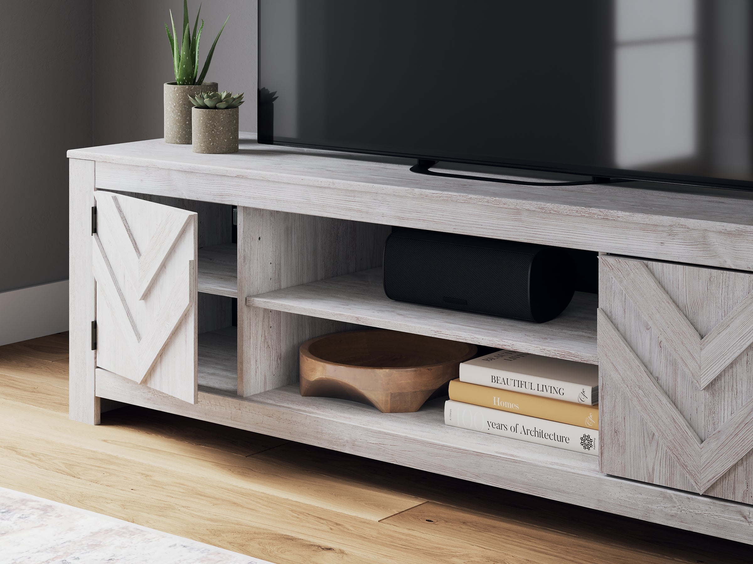 Meuble TV Cayboni LG avec option cheminée