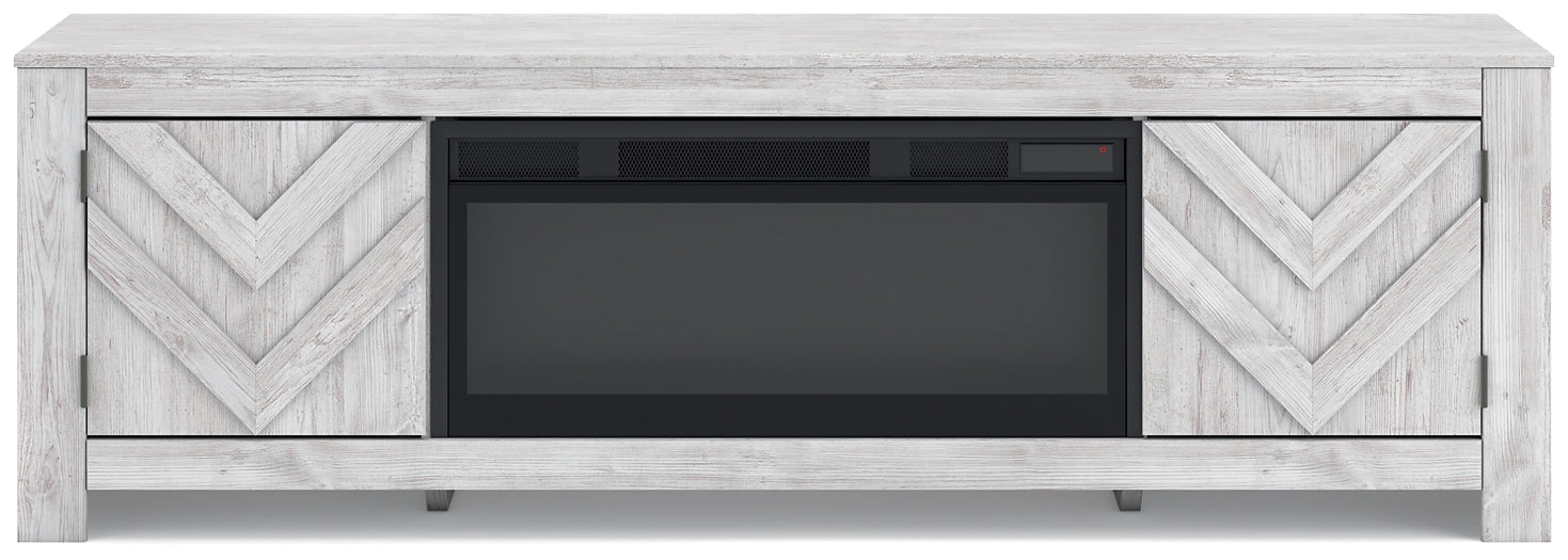 Meuble TV Cayboni 71 avec foyer électrique