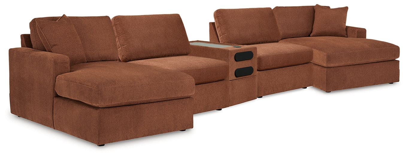 Modmax 5 pièces sectionnel avec console audio