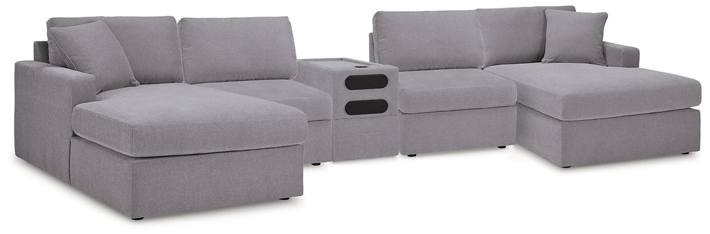 Modmax 5 pièces sectionnel avec console audio
