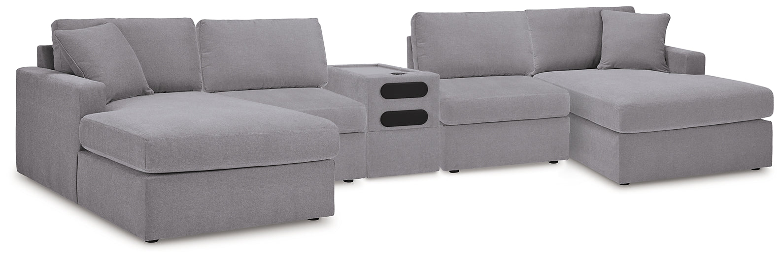 Modmax 5 pièces sectionnel avec console audio