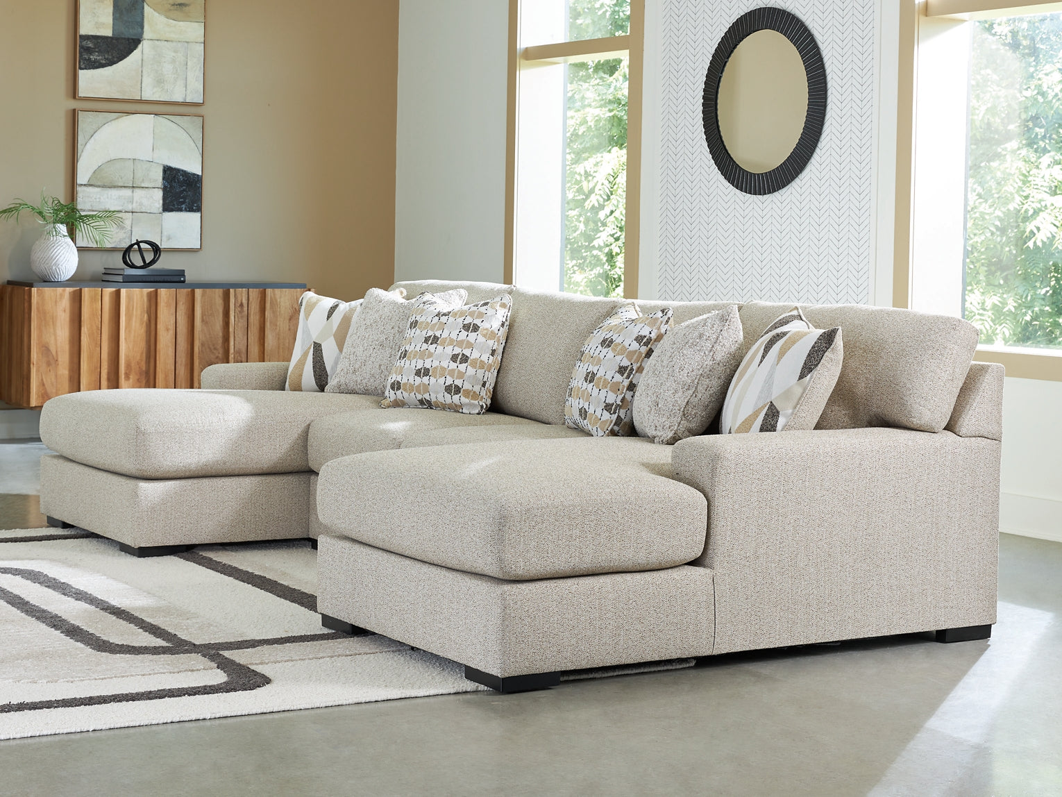 Canapé sectionnel double 3 pièces Laurelgrove