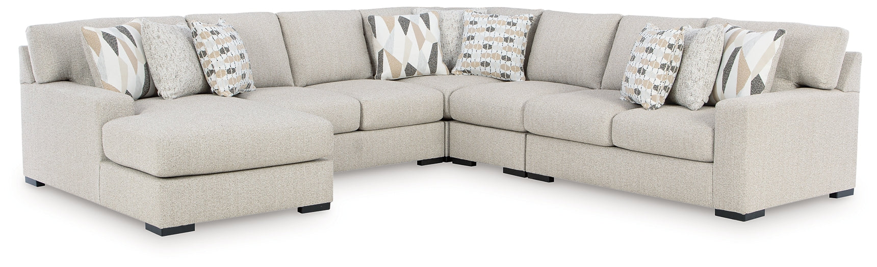 Canapé modulable 5 pièces Laurelgrove avec méridienne