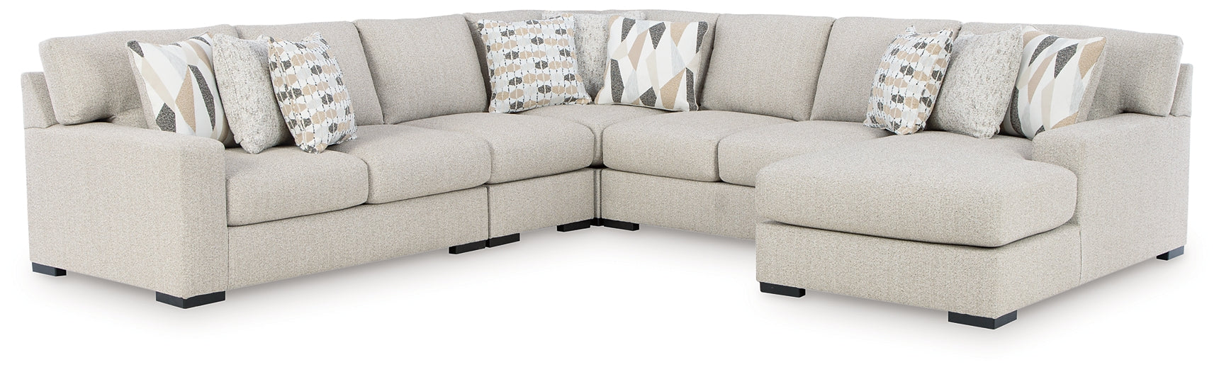 Canapé modulable 5 pièces Laurelgrove avec méridienne