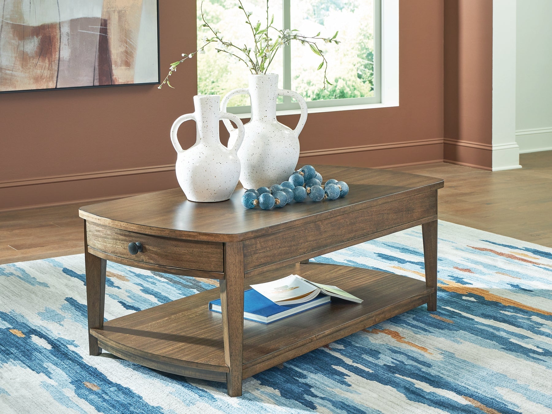 Table basse rectangulaire Burkbyer