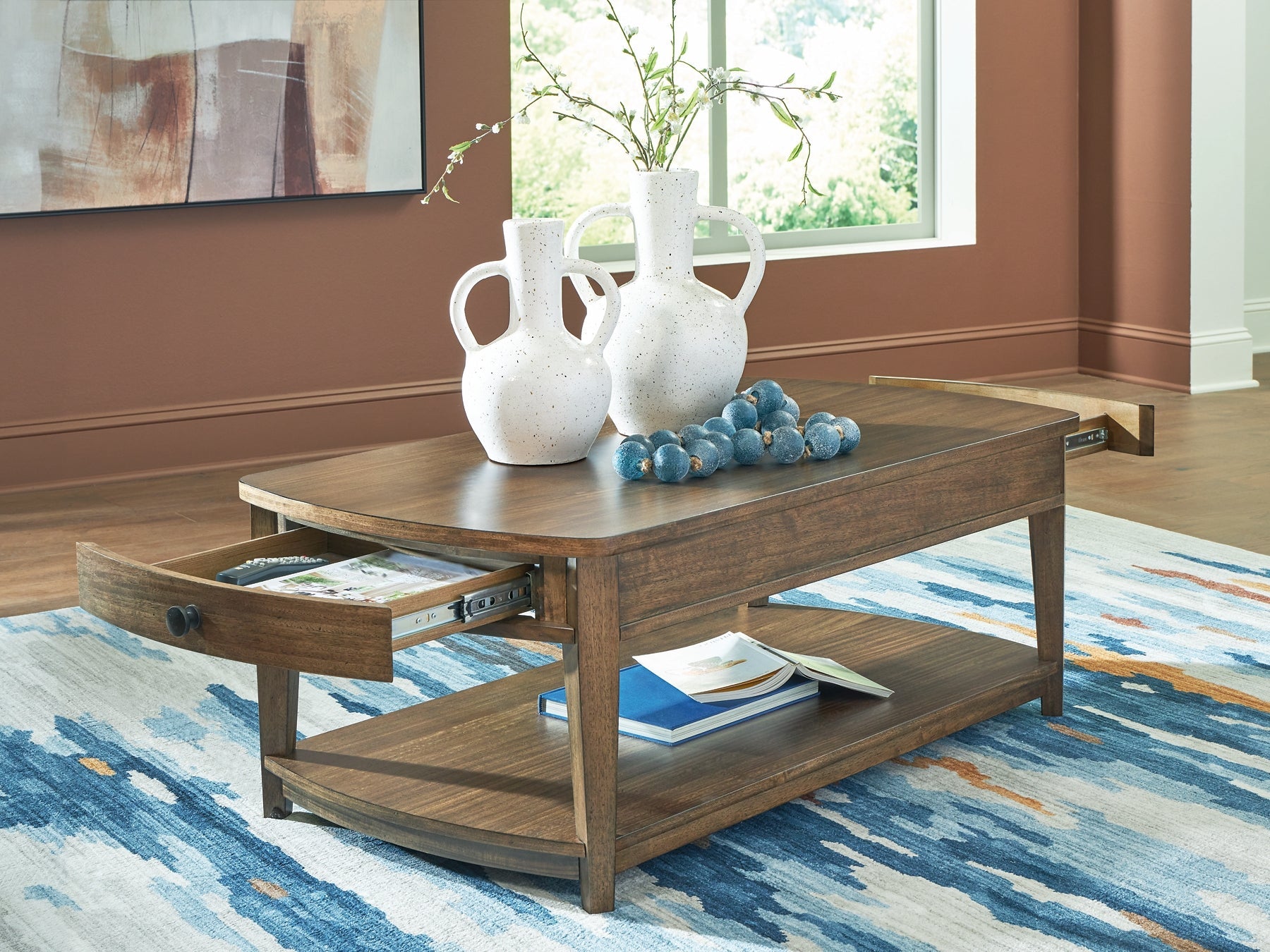 Table basse rectangulaire Burkbyer