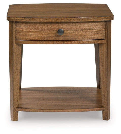 Table d'appoint rectangulaire Burkbyer