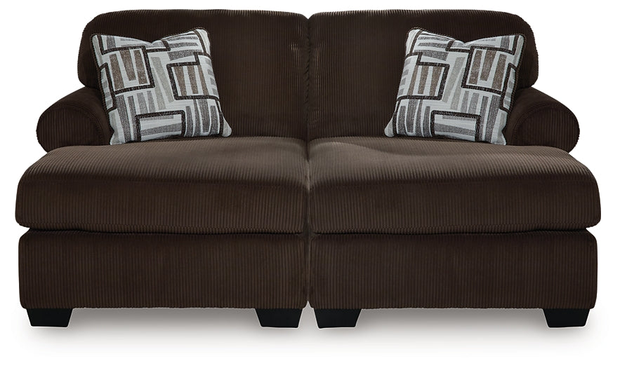 Chaise longue Kimlee 2 pièces