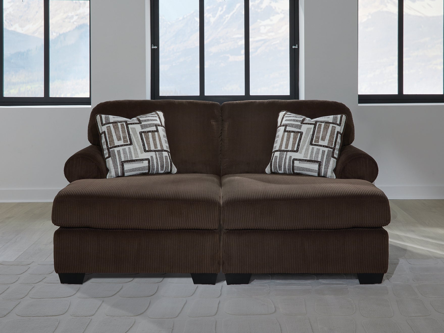 Chaise longue Kimlee 2 pièces