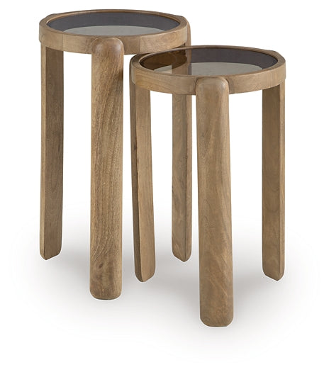 Ensemble de tables d'appoint Jossor (2/CN)