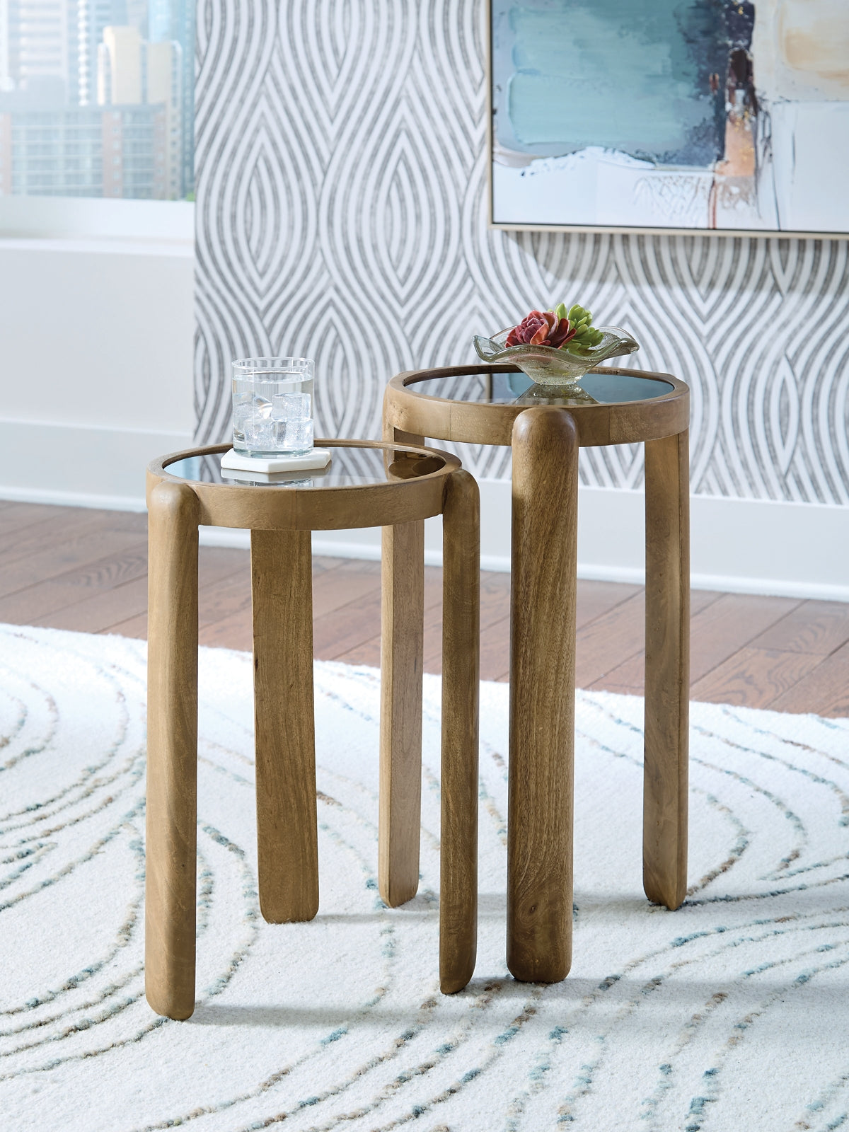 Ensemble de tables d'appoint Jossor (2/CN)