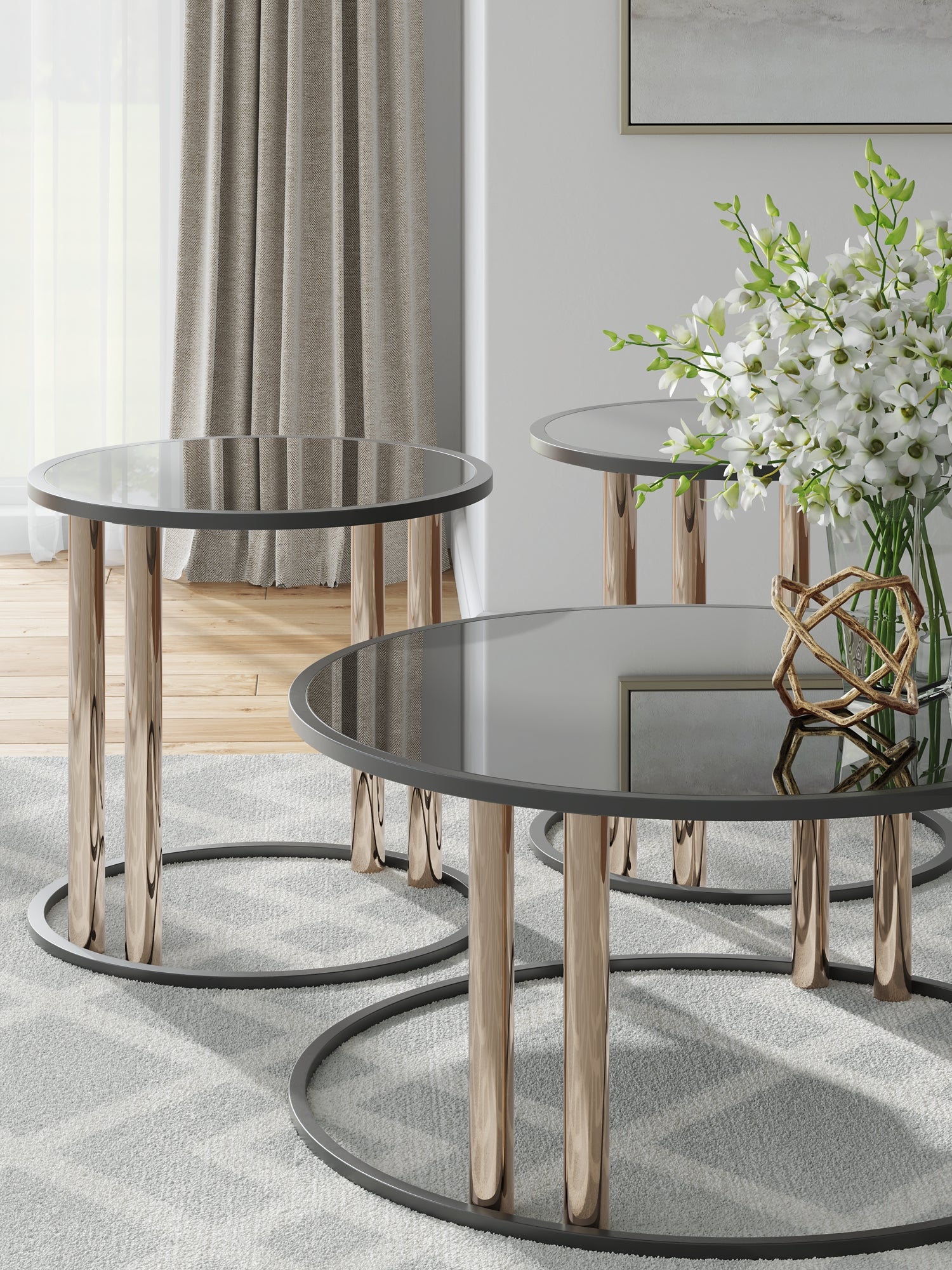 Ensemble de tables d'appoint Hannerly (3/CN)