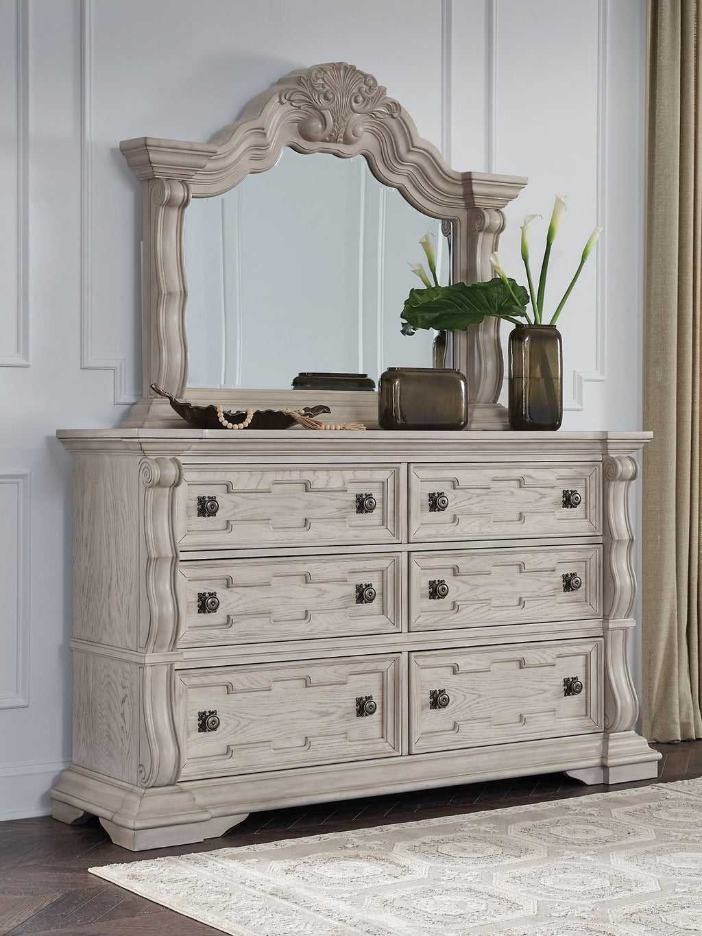 Commode et miroir Bruchandi