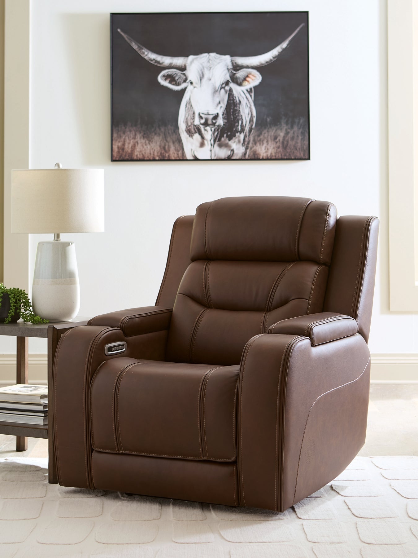Fauteuil inclinable électrique Knightington avec sièges audio